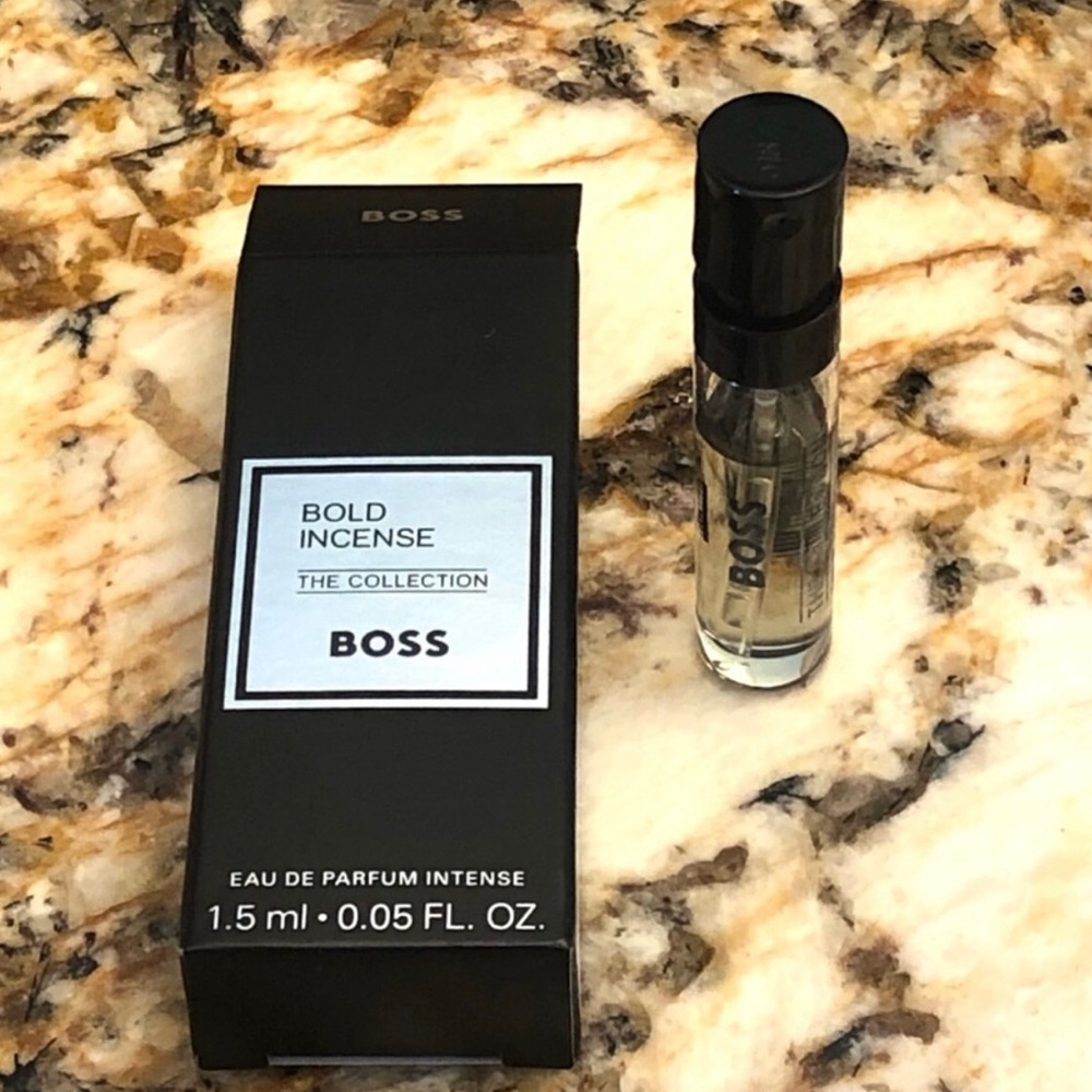 Hugo Boss Bold Incense The Collection Sample Vial 1.5ml Spray New in Box